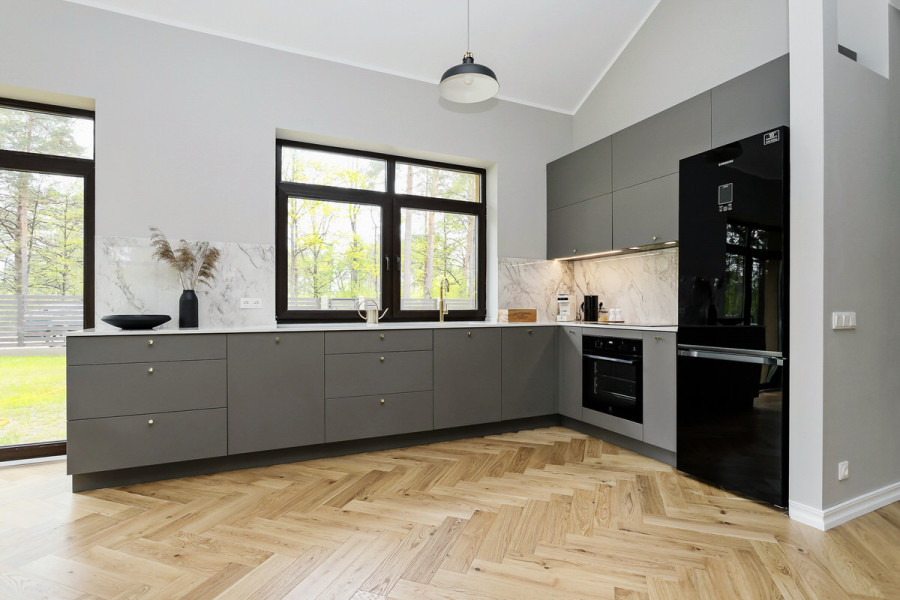 Virtuves mēbeles "Nordic Nobility" dizainā