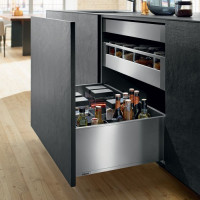 LEGRABOX F atvilktne, 500 mm, Blum Legrabox atvilktnes