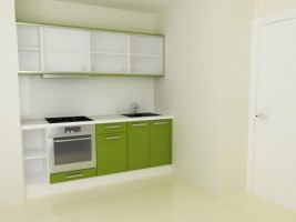 Standarta virtuve 602 sērija (1 vai 2 istabas ), akrils un stikls, Standarta virtuves
