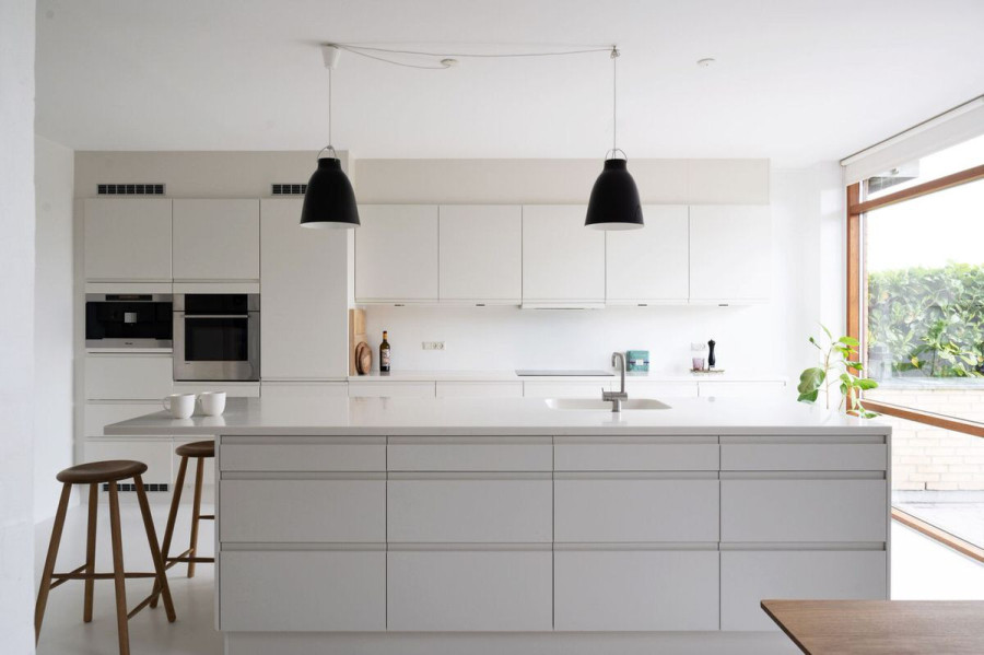 Moderna virtuves mēbeļu dizaina veidošana